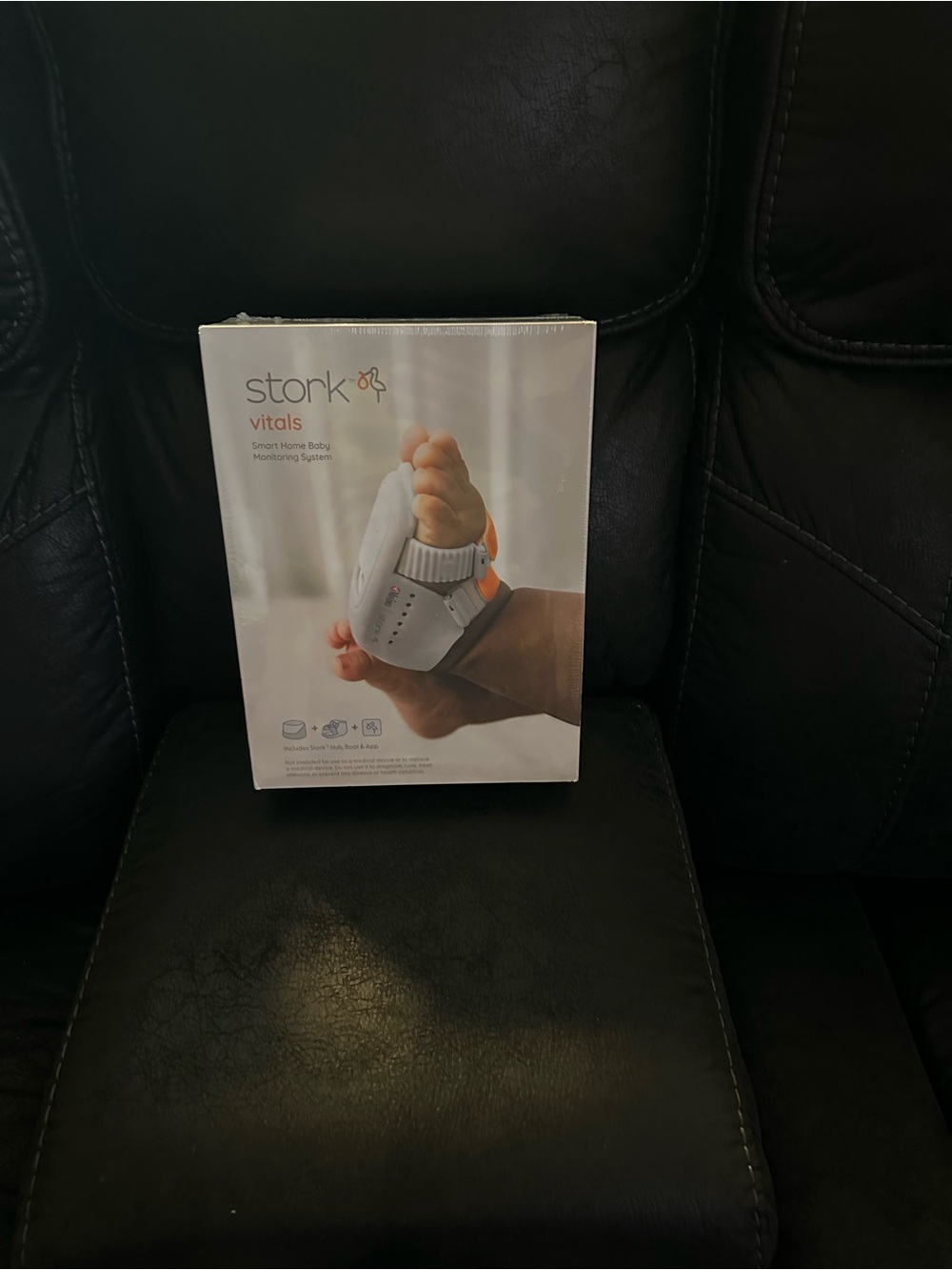 Masimo Stork Vitals Baby Monitoring System - White with Orange Accents